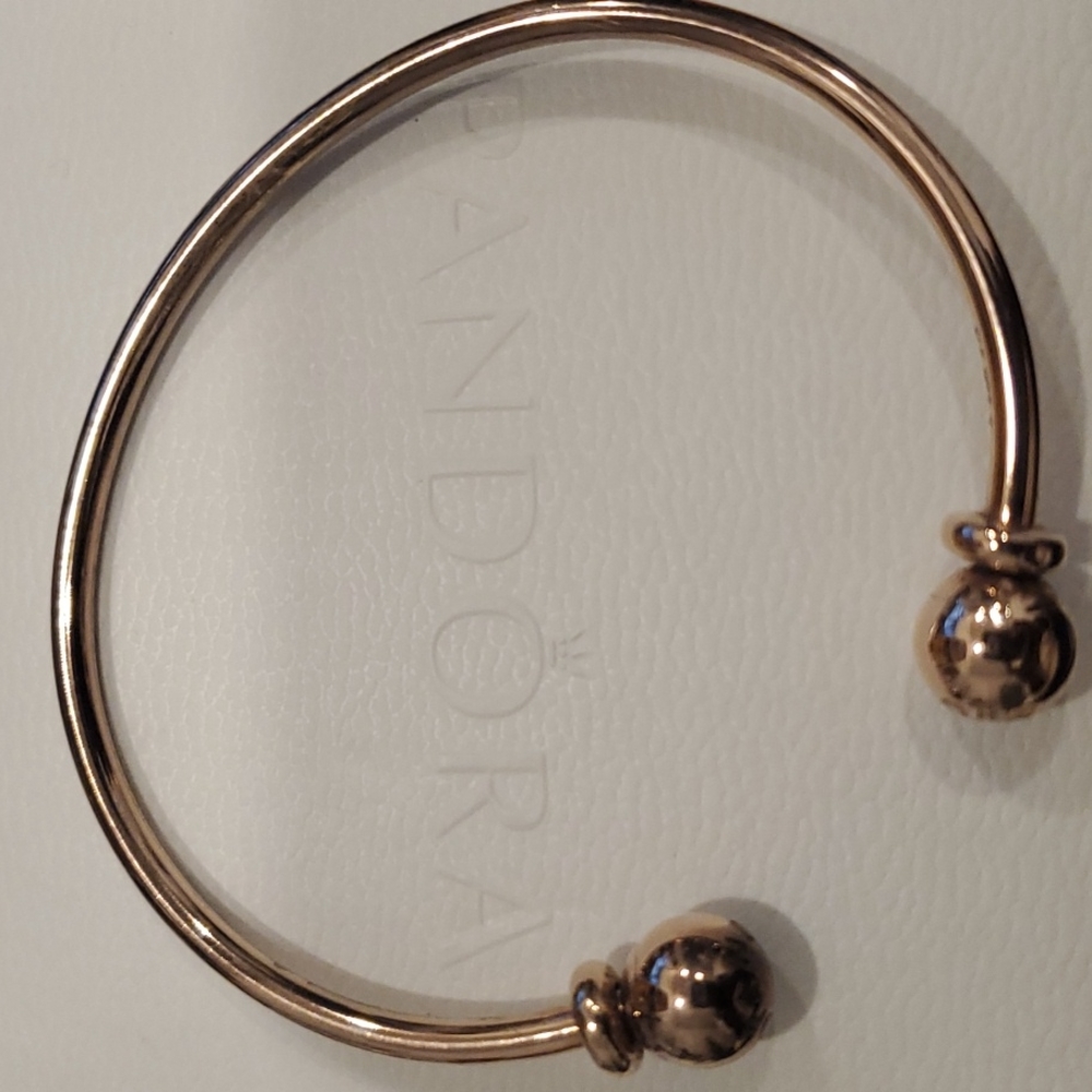 Pandora rose open bangle